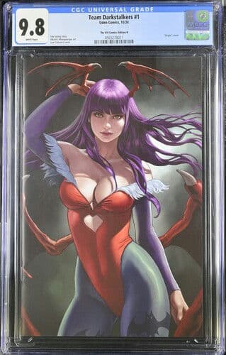 Team Darkstalkers #1 Talavera Virgin Cover Edition B CGC 9.8