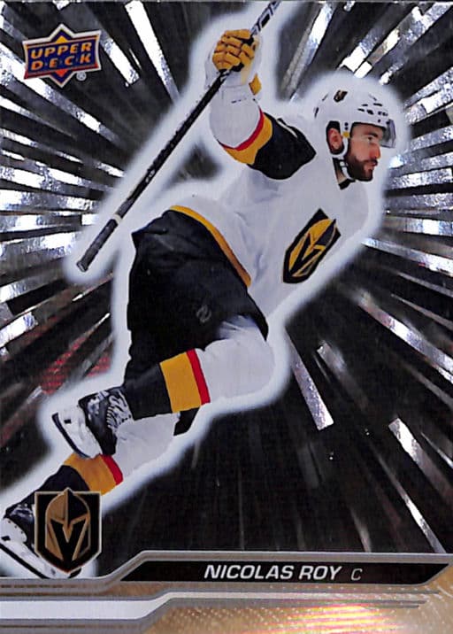 2023-24 Upper Deck Silver Outburst Vegas Golden Knights Nicolas Roy #646