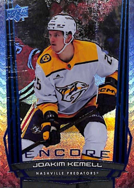 Joakim Kemell 2025-26 Upper Deck Series 1 Encore Blue E-62 Nashville Predators