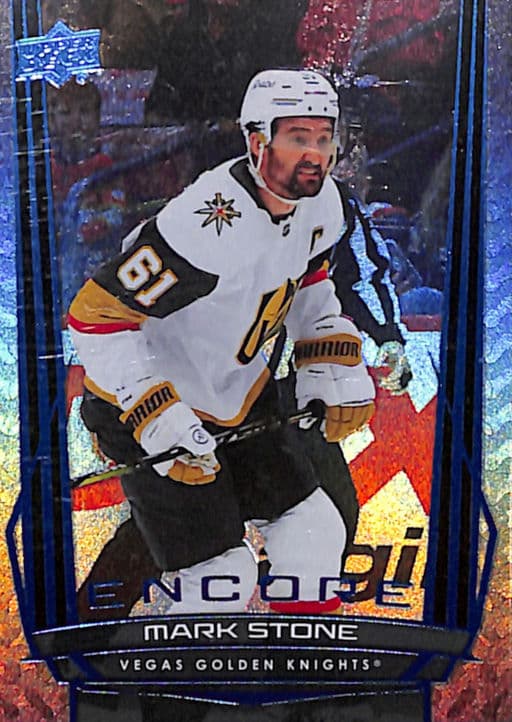 Mark Stone 2025-26 Upper Deck Series 1 Encore Blue E-25 Vegas Golden Knights