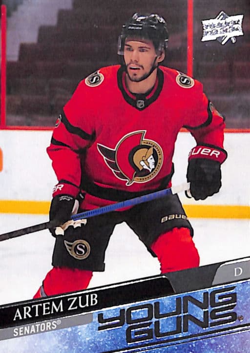 Artem Zub 2020-21 Upper Deck Young Guns #710 Ottawa Senators