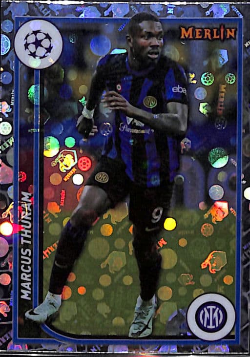 Marcus Thuram 2024 Topps Merlin #49 Vintage Refractor FC Milano