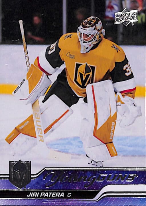 Jiri Patera 2023-24 Upper Deck Series 1 Young Guns #227 Vegas Golden Knights