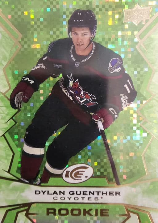 2022-23 Upper Deck Ice Hockey Green Arizona Coyotes Dylan Guenther Rookie #114