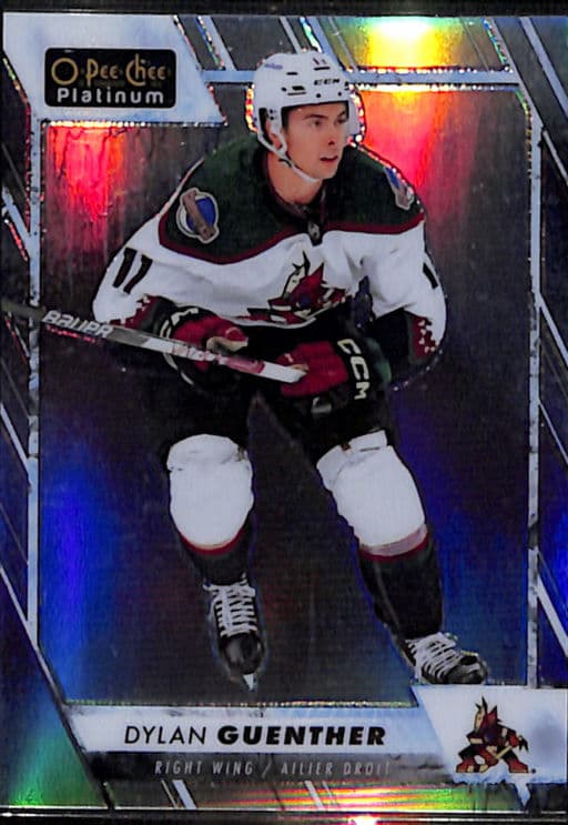2023-24 O-Pee-Chee Platinum Arctic Freeze Arizona Coyotes Dylan Guenther #60 /99