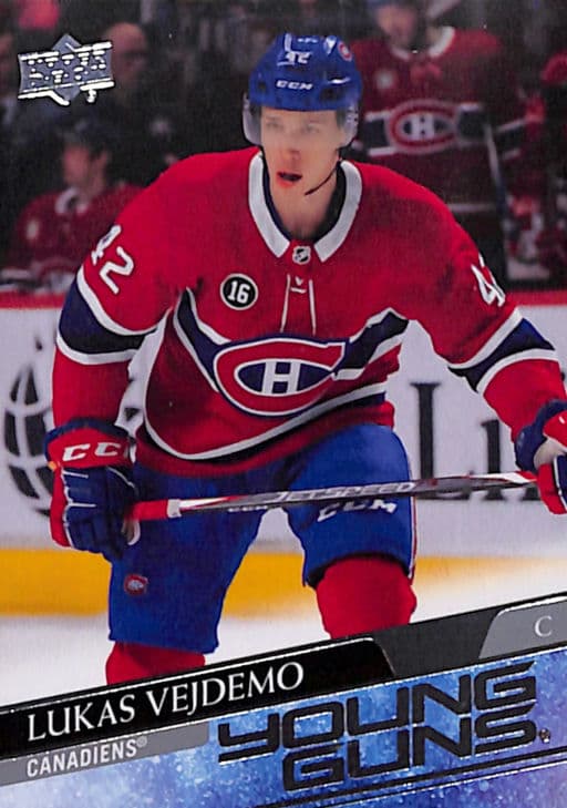 Lukas Vejdemo 2020-21 Upper Deck Young Guns #490 Montreal Canadiens