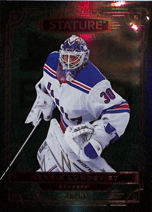 2022-23 Upper Deck Stature Green New York Rangers Henrik Lundqvist #11 /66