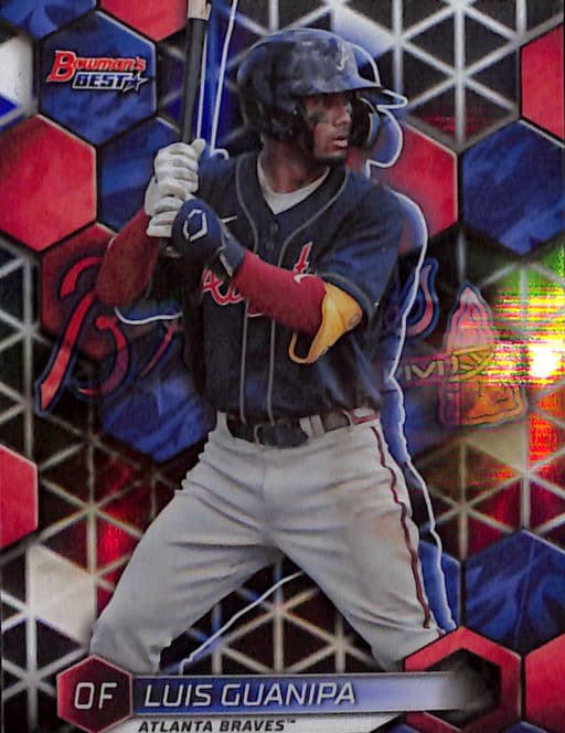 2023 Bowman's Best Atlanta Braves Luis Guanipa Refractor TP-21