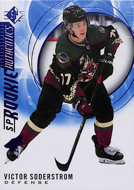 Victor Soderstrom 2020-21 Upper Deck Rookie Authentics #109 Arizona Coyotes