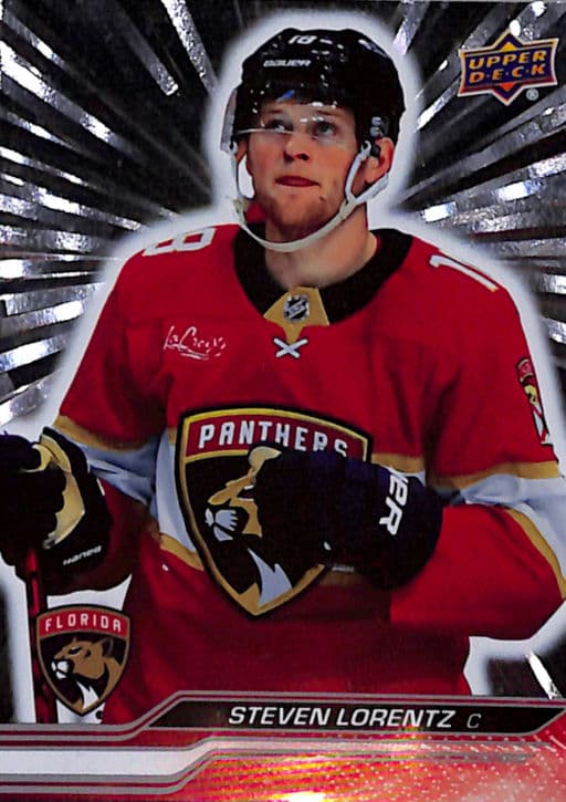 2023-24 Upper Deck Silver Outburst Florida Panthers Steven Lorentz #563