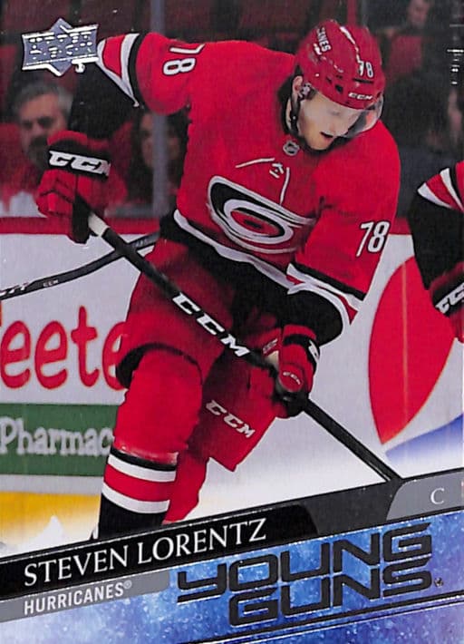 Steven Lorentz 2020-21 Upper Deck Young Guns #494 Carolina Hurricanes