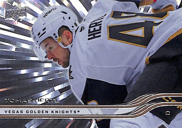 Tomas Hertl 2025-26 Upper Deck Series 1 #181 RC Rookie VGK Golden Knights