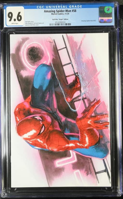 Amazing Spider-Man #58 Dell'Otto "Virgin" Edition 9.6