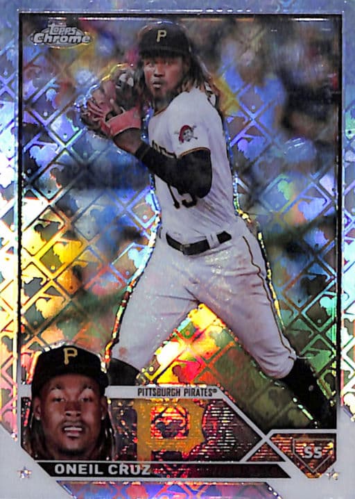 Oneil Cruz 2023 Topps Chrome #15 Logofractor Pittsburgh Pirates