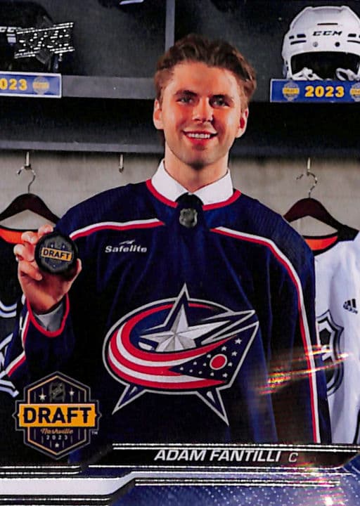 2023-24 Upper Deck Draft Columbus Blue Jackets Adam Fantilli #742