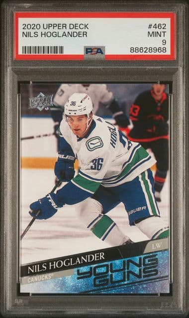 2020 UPPER DECK NILS HOGLANDER 462 PSA MINT 9