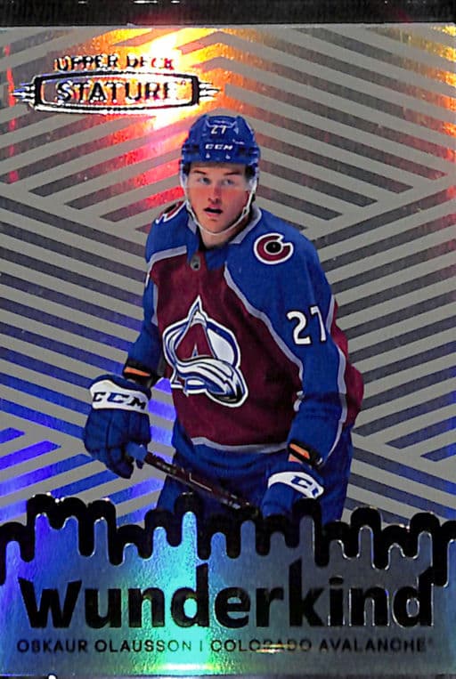 2022-23 Upper Deck Wunderkind Grey Colorado Avalanche Oskaur Olausson W-46