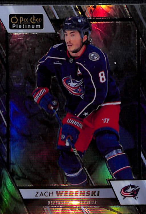 2023-24 O-Pee-Chee Liquid Metal Columbus Blue Jackets Zach Werenski #34 /399