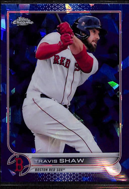 Travis Shaw 2022 Topps Chrome Sapphire #88 Boston Red Sox