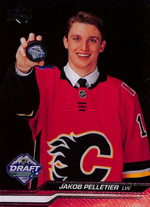 2023-24 Upper Deck Draft Calgary Flames Jakob Pelletier #744