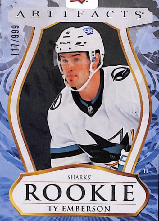 Ty Emberson 2023-24 Upper Deck Artifacts Stars ROOKIE #224 Sharks /999
