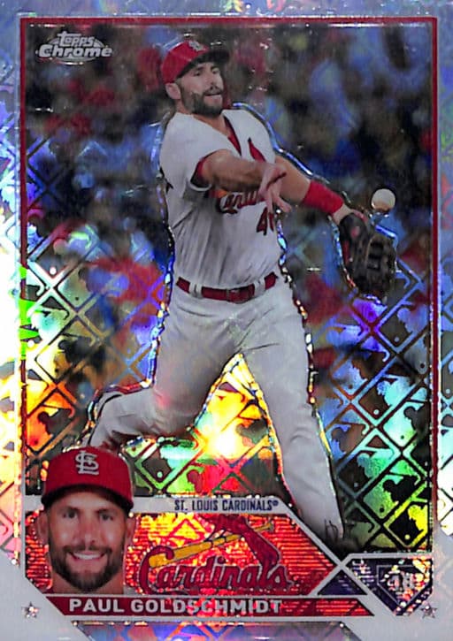 Paul Goldschmidt 2023 Topps Chrome #220 Logofractor St. Louis Cardinals