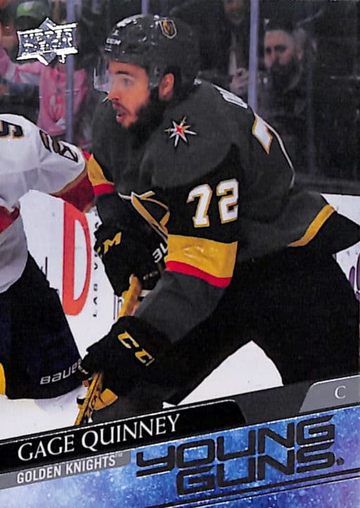 Gage Quinney 2020-21 Upper Deck Young Guns #454 Vegas Golden Knights