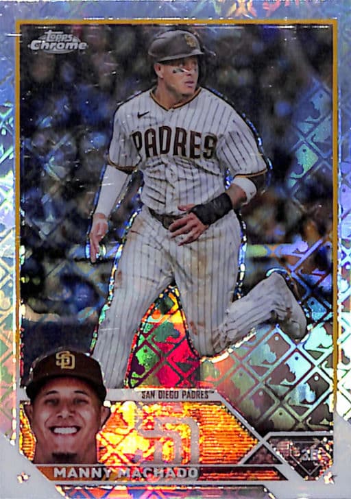 Manny Machado 2023 Topps Chrome #124 Logofractor San Diego Padres