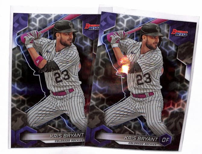 2022 Bowman's Best Colorado Rockies Kris Bryant #22