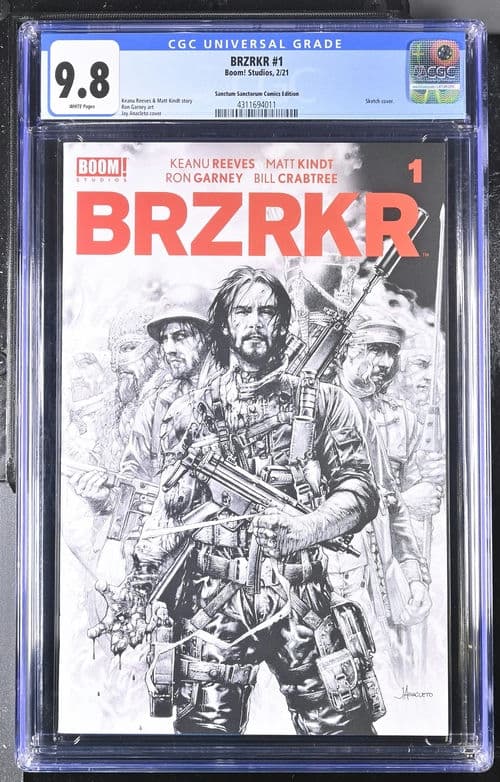 BRZRKR #1 Sanctum Sanctorum Comics Edition CGC 9.8