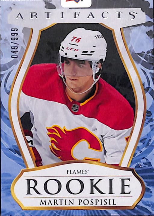 Martin Pospisil 23-24 Upper Deck Artifacts Stars ROOKIE #239 Calgary Flames /999