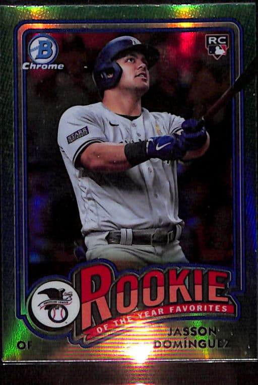 2024 Bowman Chrome Rookie Of The Year Jasson Dominguez ROY-6 New York Yankees