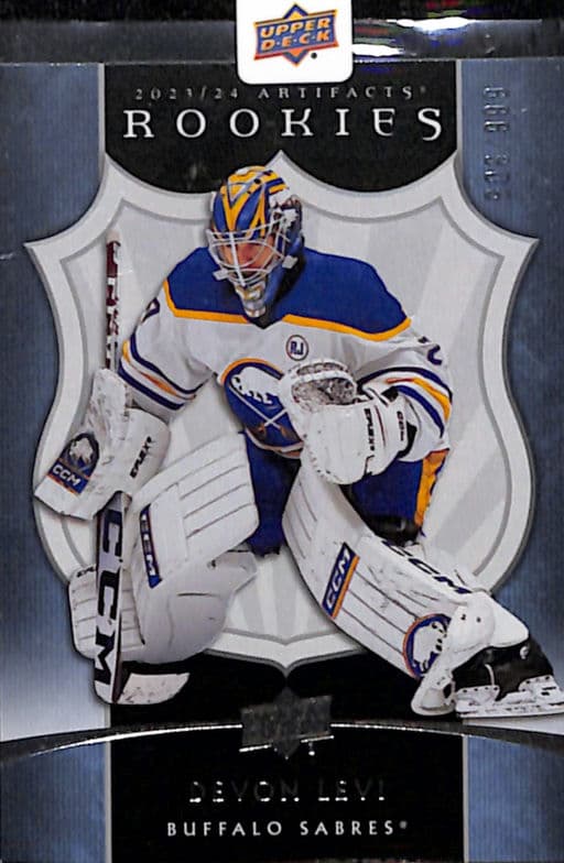 Devon Levin 2023-24 Upper Deck Artifacts Rookies #8 Buffalo Sabres /999