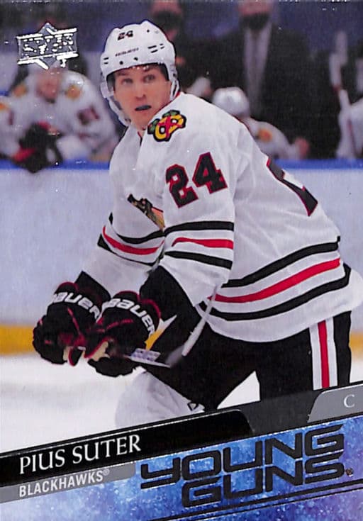 Pius Suter 2020-21 Upper Deck Young Guns #484 Chicago Blackhawks