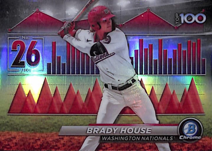 Brady House 2024 Bowman Chrome Top 100 BTP-26 Refractor Nationals