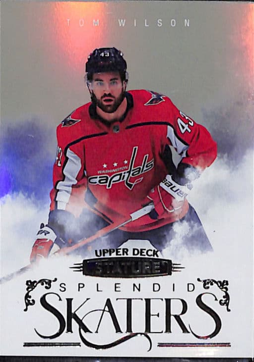 2022-23 Upper Deck Splendid Skaters Washington Capitals Tom Wilson SS-16