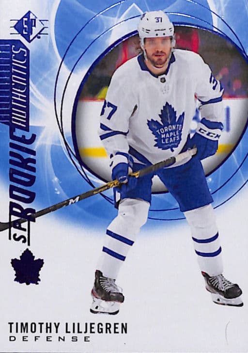 Timothy Liljegren 2020-21 Upper Deck Rookie Authentics #125 Maple Leafs