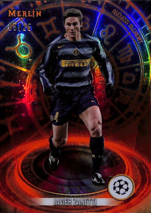 Javier Zanetti 2024 Topps Merlin Ageless Alchemy AA-2 FC Milano /25