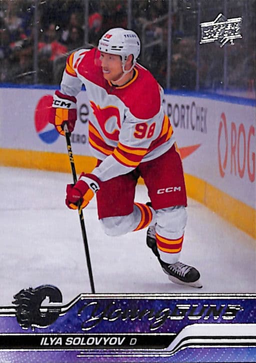 Ilya Solovyov 2023-24 Upper Deck Young Guns #493 Calgary Flames
