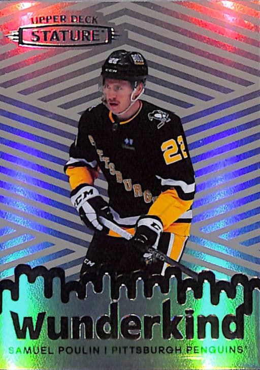 2022-23 Upper Deck Wunderkind Grey Pittsburgh Penguins Samuel Poulin W-42