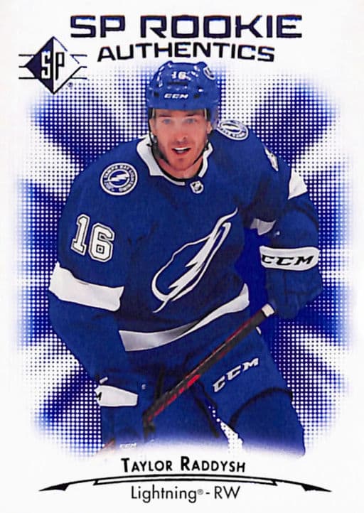 Taylor Raddysh 2021-22 SP Rookie Authentics #119 Tampa Bay Lightning