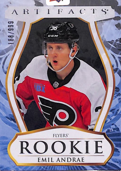 Emil Andrae 2023-24 Upper Deck Artifacts Stars ROOKIE #249 Flyers /999