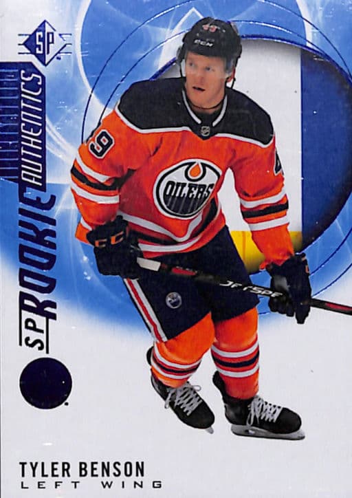 Tyler Benson 2020-21 Upper Deck Rookie Authentics #122 Edmonton Oilers