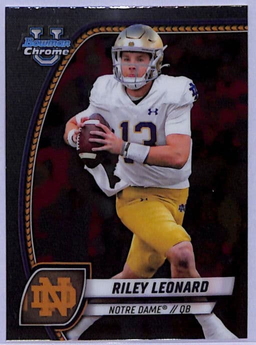 2024 Bowman University Chrome Riley Leonard #154