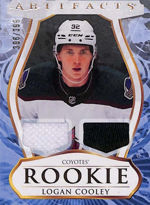 Logan Cooley 2023-24 Upper Deck Artifacts IV Gold Arizona Coyotes /399