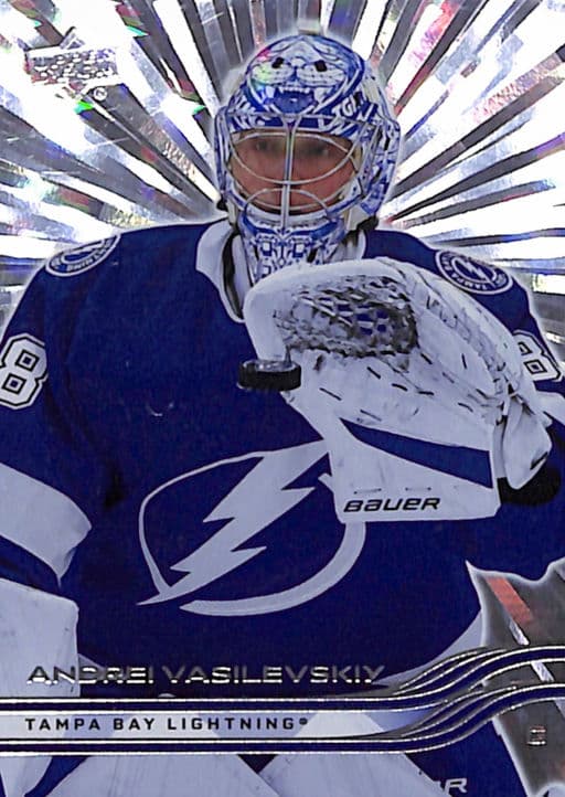 Andrei Vasilevskiy 2025-26 Upper Deck Series 1 #157 Outburst Tampa Lightning