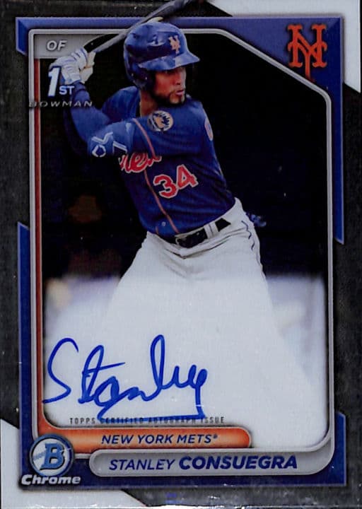 2024 Bowman Chrome New York Mets Stanley Consuegra AUTO CPA-SC