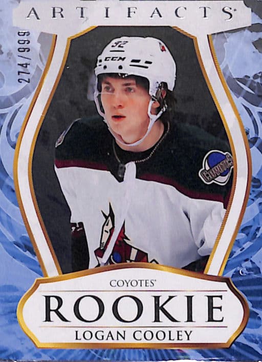 Logan Cooley 2023-24 Upper Deck Artifacts Stars ROOKIE #202 Arizona Coyotes /999