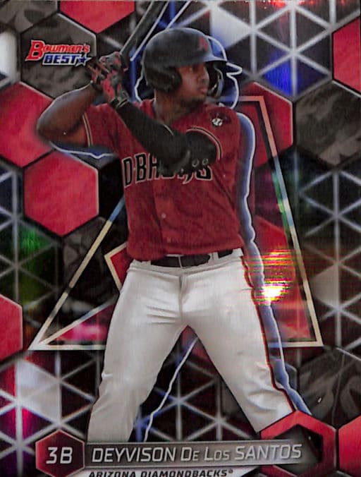 2023 Bowman's Best Arizona Diamondbacks Deyvison De Los Santos Refractor TP-7