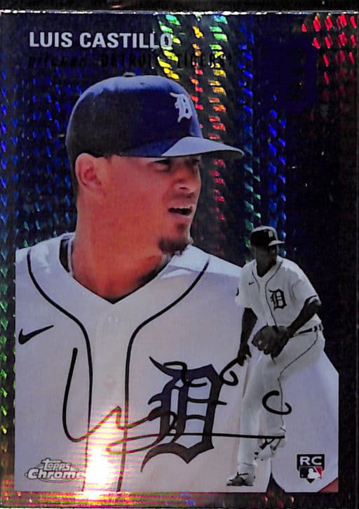 2023 Topps Chrome Platinum Prism Detroit Tigers Luis Castillo ROOKIE AUTO #103